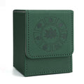 Arkeiliy MTG Deck Box 110+ Storage Sleeved Cards for Magic Commander - color: Green III