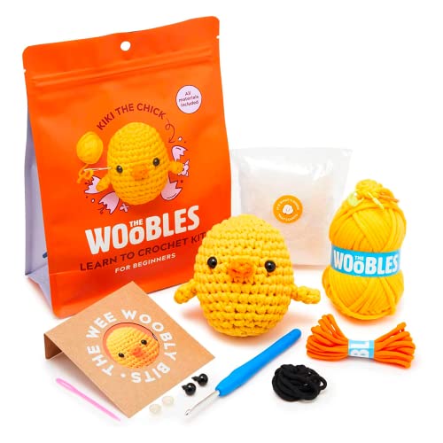 The Woobles Crochet Kit for Beginners (Kiki the Chick) - color: Kiki The Chick, size: Original