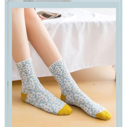 Lavish Lavender Argyle Frill Socks for Women, Dress Socks - color: 10pair-nx2+green