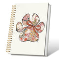 VONTP Boho Floral Dog Spiral Notebook, Dog Mom Lovers Owner Gifts - color: 006-Dog