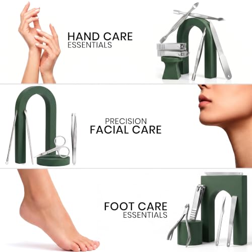 Utopia Care Manicure Set Professional Nail Clippers Kit - color: Green, size: Pack of 16