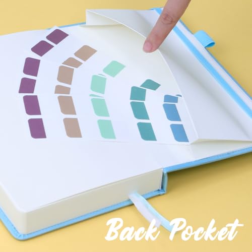 Hoci Poci 400 Pages Lined Journal Notebook, 5.8" x 8.4", Light Blue - color: Light Blue, size: Lined-400 Pages (5.7"×8.3")