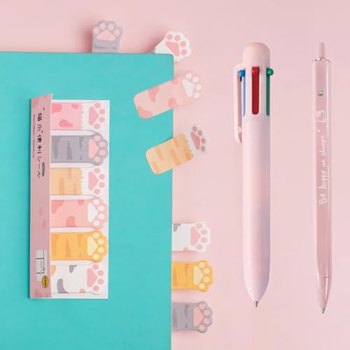 9Pcs Pink Cute Cat Stationery Gifts Set,Kawaii School Supplies - style: 9pcs pink cute cat