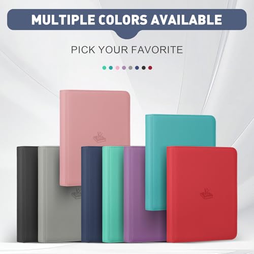 Trading Card Binder 9 Pocket, 360 Pockets Card Collection Binder - color: Navy Blue