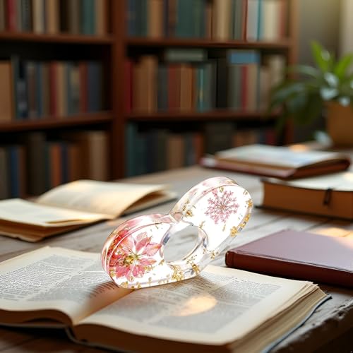 Pink Thumb Bookmark Decorative Clear Handmade Personalized Book Page Holder Practical Book Accessories