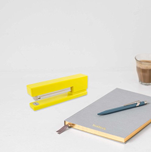 JAM PAPER Modern Desk Stapler - Yellow - Sold Individually - color: Yellow, size: Pack of 1