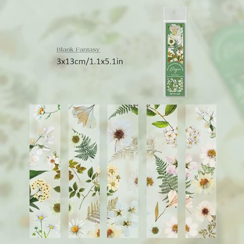 4 Pack 20 Sheets Flower Bookmark, Very Suitable for Women Bookmarks, Bookmarks Gifts