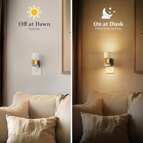 JandCase Night Lights Plug into Wall 2 Pack 3CCT Color Changing Night Light - color: Gold-3CCT, size: 2 Pack