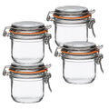 Le Parfait Super Terrine 200ml (7oz) Glass Canning Jar, Wire Bail Lid, 4 Pk - color: 200ml (Set/4)