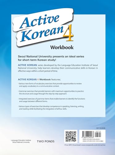 Active Korean. 4 Workbook with Cd