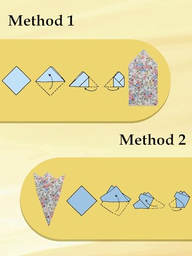 Luckyvestir Floral Pocket Squares for Men Cotton Flower Handkerchief Formal Wedding Party Graduation - color: White Pink