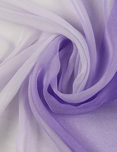 PANTONIGHT Long Chiffon Sheer Scarf Gradient Shaded Colors Lightweight Scarf For Womens - color: Col 702