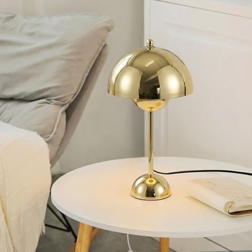 Creative Mid-Century Modern Bud Table Lamp for Home&Office, Bright Gold - color: Bright Gold