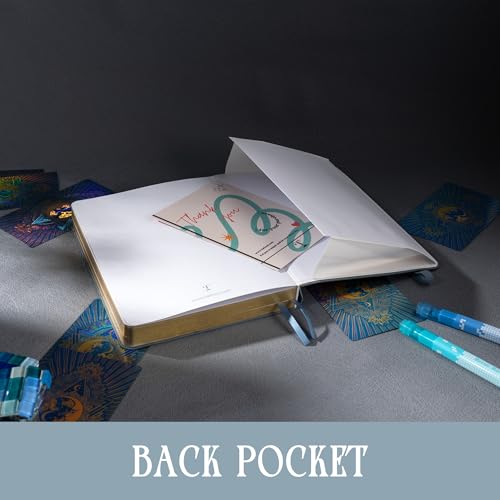 TIEFOSSI A5 Dotted Journal for Women & Men, 160 GSM Thick Paper - color: Light Blue, size: Dotted