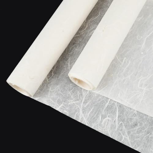Mulberry Rice Paper for Decoupage: 4 Sheets 11.8" x 70.87" Washi Paper