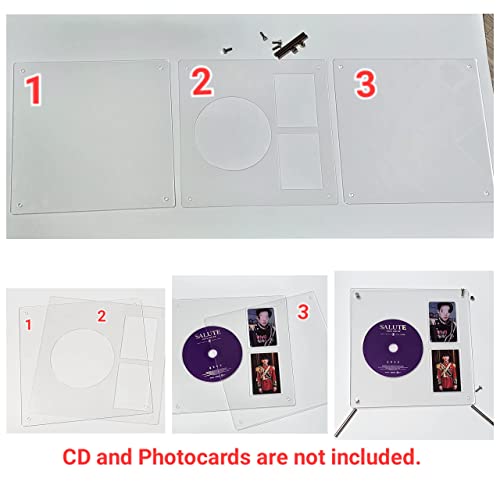 CD Frame Display Disc Photocard Stand for Kpop Album Photocard holder Idol Acrylic Photo Deco k-pop merch