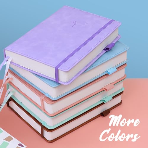 Hoci Poci 400 Pages Lined Journal Notebook, 5.8" x 8.4", Light Blue - color: Light Blue, size: Lined-400 Pages (5.7"×8.3")