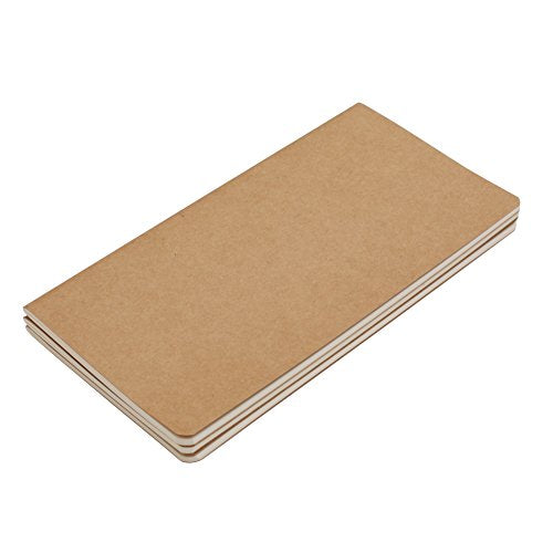 Travel Journal Set - 3 Notebooks for Unforgettable Moments - Soft Cover, Compact Size - 4.3” x 8.2” - 100gsm, 60 Ruled Pages/30 Sheets per Journal - Perfect for Travelers - size: H5, style: Ruled