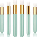 20 Pcs Eyelash Shampoo Brushes,Lash Shampoo Brush Lash Extension Brushes for Cleansing Peel Off Blackhead Remover Tool ﻿ - color: Mint Green