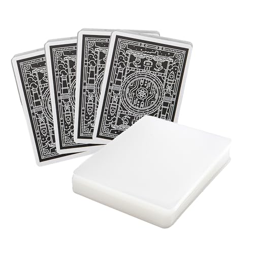 Stellar Factory Card Sleeves 112-Count, Matte & Clear, 2.5" x 3.5"