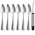 Grapefruit Spoons and Grapefruit Knife, Serrated Spoons Utensils Tool Set