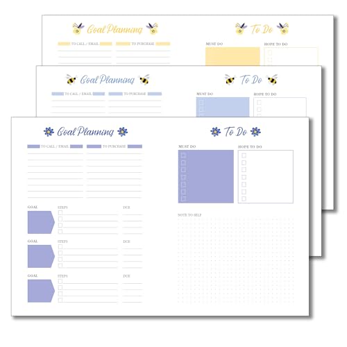 High Note 2026 Planner, Weekly & Monthly Calendar Book with Flexible Cover, 2026 Planner with Goal and Project Planning Pages, 5.75" x 7.5", Garden Bee - color: Garden Bee