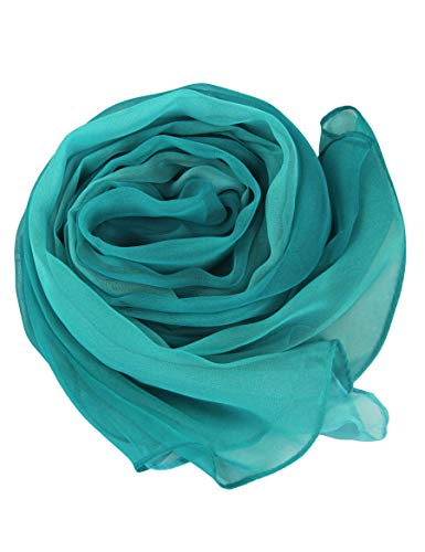 PANTONIGHT Long Chiffon Sheer Scarf Gradient Shaded Colors Lightweight Scarf For Womens - color: Col 705