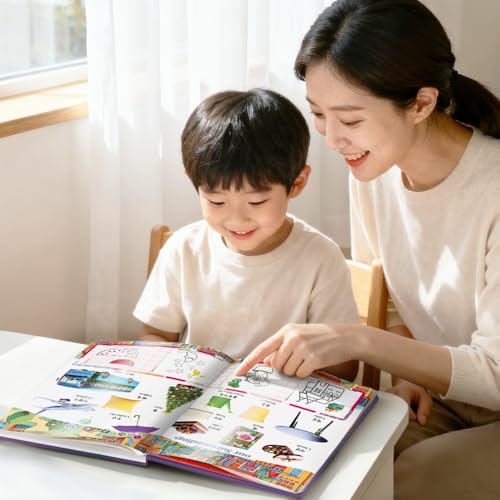 English Korean Bilingual Interactive Talking Sound Book Learning Toy Kid 2+ - color: Colours and Shapes-(en+kr)