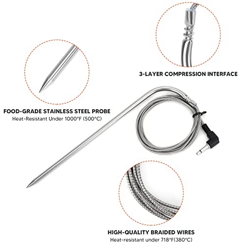 Stanbroil 2-Pack Meat Probe Replacement for Pit Boss Pellet Grill/Smoker - size: 2-Pack