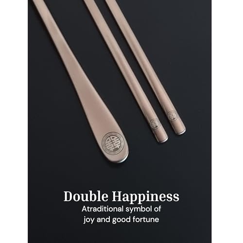ONGI Korean Spoon and Chopstick 1 Set – Premium 18/10 Stainless Steel – Korean Heritage Design – Gift-Ready – Made in Korea – Dishwasher Safe (Hee Classic Silver 1 Set) - color: Silver 1 Set