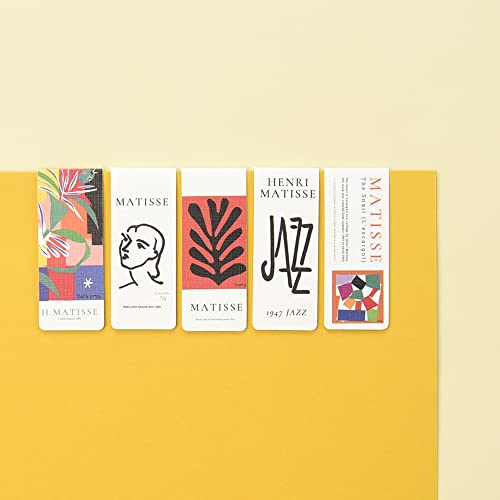 Monolike Magnetic Bookmarks Henri Matisse Ver.2, Set of 5 - color: Henri Matisse Ver.2