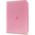 Premium Zip Card Binder, Fabmaker 9 Pocket Trading Card Binder PU Cover - color: Pink, size: 9 Pocket - 13.9" x 10.5"