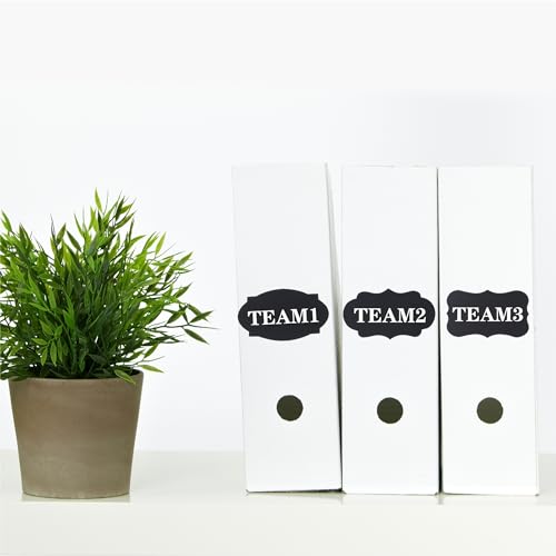 Mr. Pen- Chalkboard Labels, 200 pcs, Assorted Shapes - size: 200 pcs, style: Assorted Shapes