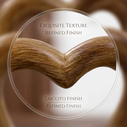 Lescafita Heart Decor Sculpture, Rustic Farmhouse Love Heart Statue Natural Home Decor for Living Room Shelf Desk Coffee Table, Housewarming Gift - color: Imitation Wood Grain