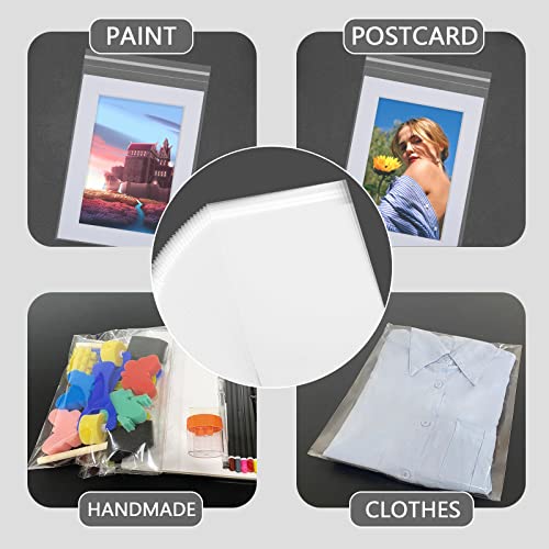 50 Pack Acid-Free Crystal Clear Sleeves Storage Bags for 9x12 Art Prints - size: 9x12 50 Pack