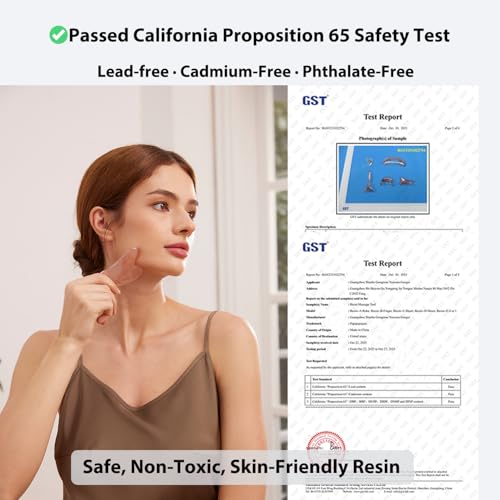 Gua Sha Tool for Face &Body,Gua Sha Sculpting Tool,Jawline Shaper Lymphatic Drainage Brush,Scalp Massage Tool&Head Scratcher,Face massagerProp 65 Tested - color: Baby Pink