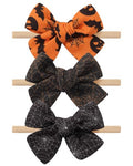 doboi 3 Pack Baby Girls Headbands Halloween Hair Bows - color: black