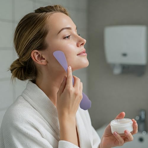 2 Pack Facial Cleansing Brush Set, 2-in-1 Cat Paw Silicone Face Scrubber. Used for Exfoliation, Massagem, Blackhead Removal, and Boby Lotion Application, Cleansing Skincare Tool