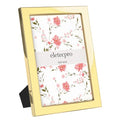 eletecpro 4x6 Enamel Picture Frame with Real Glass Cover, Yellow, 2-Pack - color: Yellow, size: 4x6