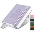 &And Per Se 365 Page Journal – A5 Hardcover Lined Notebook, One Book for the Whole Year, 100gsm Thick Paper, Numbered Pages & 3 Bookmarks, Annual Diary for Daily Writing (Lavender) - color: Lavender with Pattern, style: 365-Lined