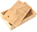 Bamboo Tea Tray & Table Set - Chinese Gongfu Tea Serving Tray with Tea Brush, Compact & Portable (11.8 Inch) - color: primary colours