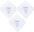 Happy Tears Wedding Handkerchief Something Blue Gift for Bride - color: Happy Tears X 6 (Clear)