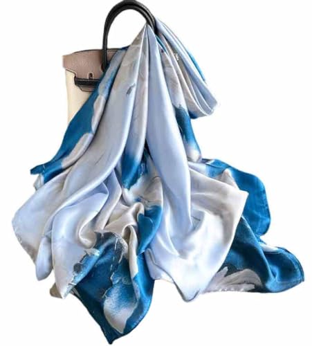 Acotavie Scarfs for Women Dressy Fashion Scarves Long Floral Pattern Scarf - color: C035