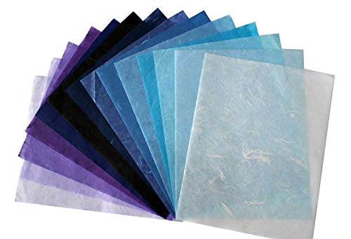 75 Mulberry Paper Sheet Design Craft Hand Made Art Tissue Japan Washi Design Craft Art Origami