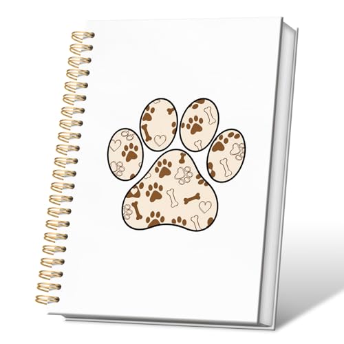 VONTP Cute Dog Paw Journal Notebooks, Puppy Gifts for Women Men - color: 008-Dog's paw