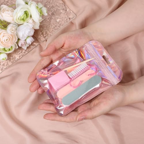 6 Set Disposable Manicure Kit Press On Nail Tool Kit Bulk Handle Grip Brush