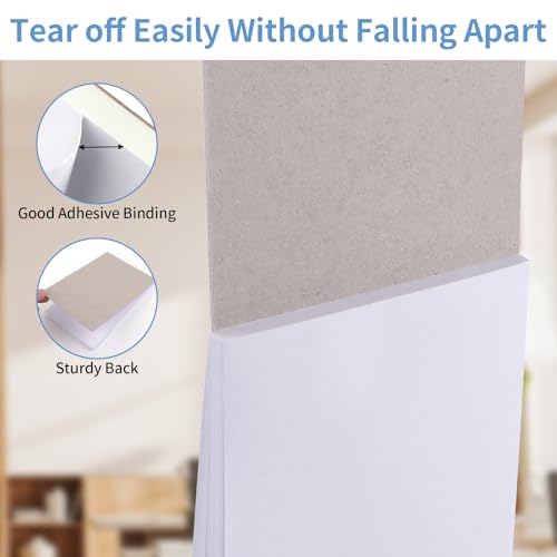 Hoiny 6 Pack Note Pads 4x6, Blank Server Notepad, Small Memo Scratch Paper - style: 6 Pack