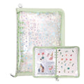 MUDOR 4 in 1 Sticker Storage Organizer Binder,Collecting Book Album Holder - color: Green