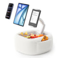LULULOOK Tablet Pillow Stand for Kindle/iPad, Kindle Holder for Bed, White - color: Cloudy White