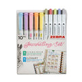 Zebra Pen Journaling Set, MILDLINER & CLiCKART, Assorted Colors, 10-Pack - style: Premium Journaling Set 12 Pack